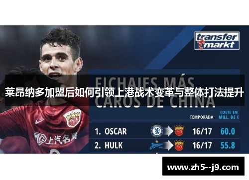莱昂纳多加盟后如何引领上港战术变革与整体打法提升
